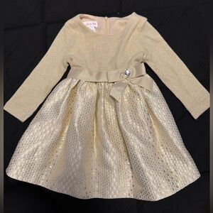 Formal Gold Dress, 12 Months